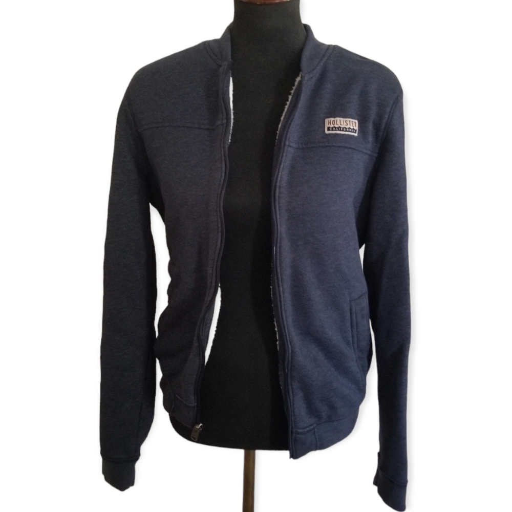 Hollister fleece-lined soft jacket, sz M